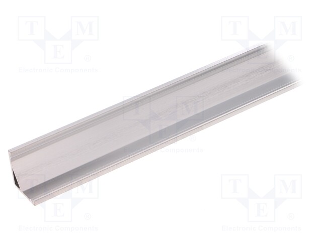 Profiles for LED modules; angular; natural; L: 2m; aluminium