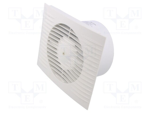 Fan: AC; axial; 230VAC; Ø118mm; 150m3/h; 46dBA; slide bearing; IPX2