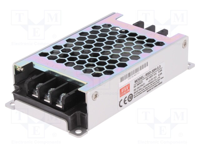 Converter: DC/DC; 19.8W; Uin: 40÷160V; Uout: 3.3VDC; Iout: 6A; 0.25kg