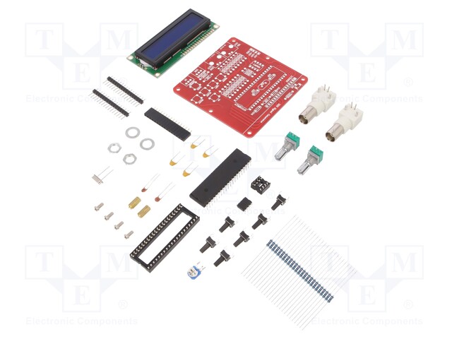 80x80mm; Display: LCD 2x16 characters; Generator: function