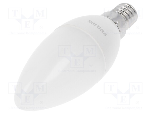 LED lamp; warm white; E14; 230VAC; 250lm; 4W; 2700K; CRImin: 80