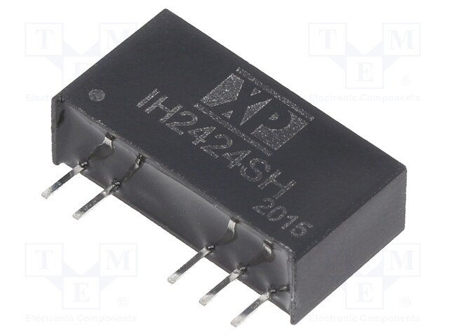 Converter: DC/DC; 2W; Uin: 24V; Uout: 24VDC; Uout2: -24VDC; Iout: 42mA