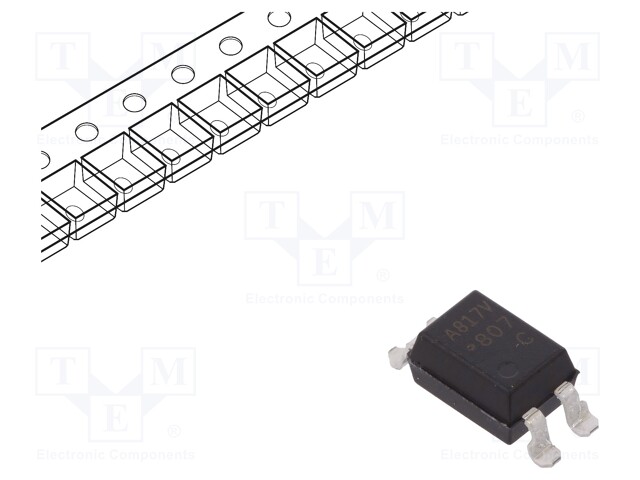 Optocoupler; SMD; Channels: 1; Out: transistor; Uinsul: 5kV; Uce: 70V