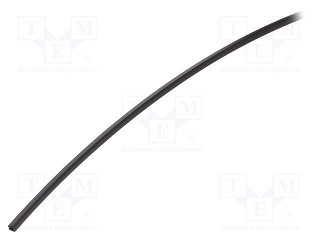 Hole and edge shield; polyetylene; black; Panel thick: 0.7÷0.9mm