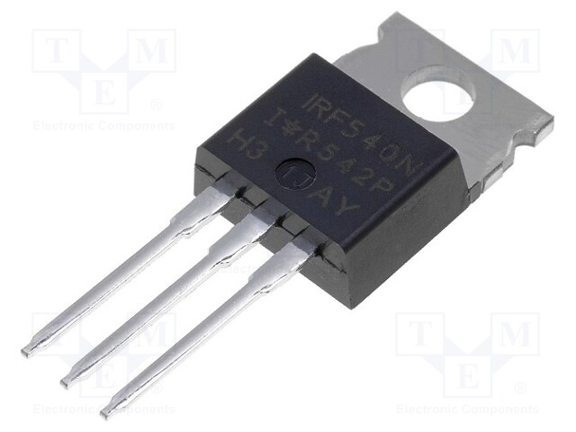 Transistor: N-MOSFET; unipolar; 100V; 33A; 140W; TO220AB