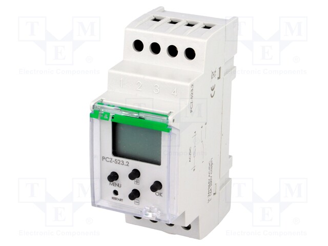 Programmable time switch; Range: 24h / 7days; SPDT; 24÷264VAC