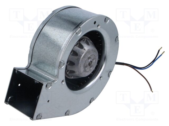 Fan: AC; blower; 230VAC; 143x137x53mm; 100m3/h; 55dBA; ball; 2050rpm