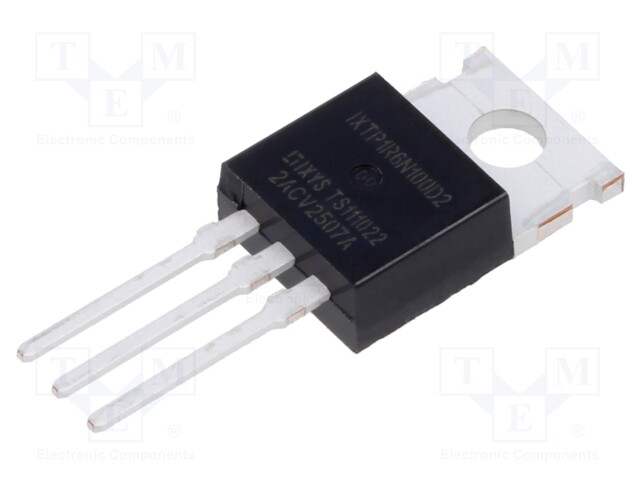 Transistor: N-MOSFET; unipolar; 1kV; 1.6A; 100W; TO220-3; 11ns