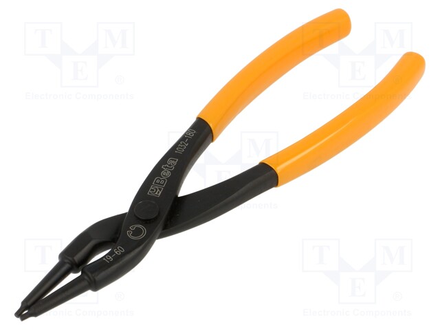 Pliers; for circlip; internal; 19÷60mm; Pliers len: 180mm