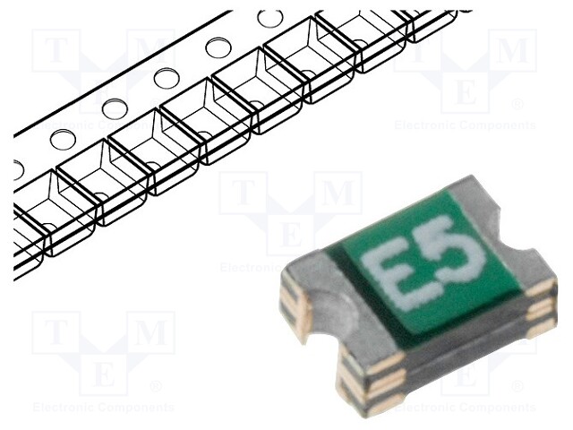 Fuse: PTC polymer; 500mA; Case: 0805