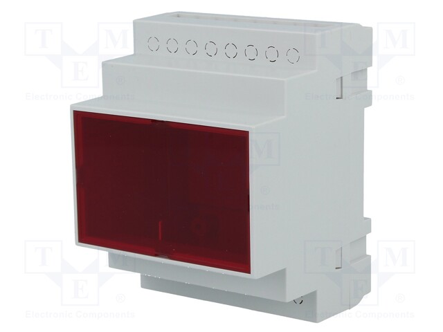 Enclosure: for DIN rail mounting; Y: 90mm; X: 70mm; Z: 65mm; ABS
