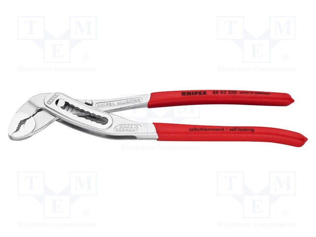 Pliers; for pipe gripping; 250mm