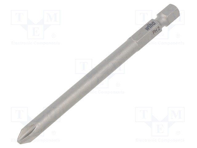 Screwdriver bit; Phillips; PH2; Overall len: 90mm