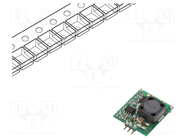 Converter: DC/DC; 12W; Uin: 15÷42V; Uout: 12VDC; Iout: 1A; SMD; 4.5g