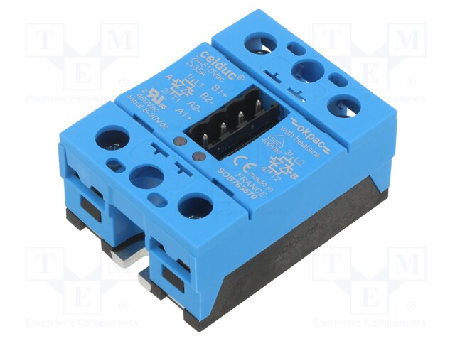 Relay: solid state; Ucntrl: 8÷30VDC; 35A; 24÷510VAC; -55÷100°C