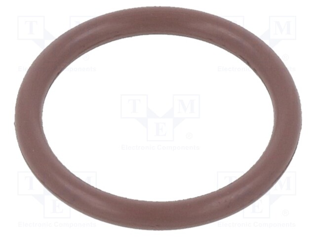 O-ring gasket; FPM; D: 1.5mm; Øint: 12mm; brown; -20÷200°C