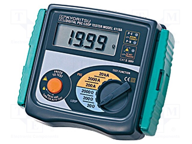 Short circuit loop impedance meter; LCD 3,5 digit (1999); IP54