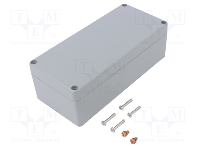 Enclosure: multipurpose; X: 80mm; Y: 175mm; Z: 57mm; 68; aluminium