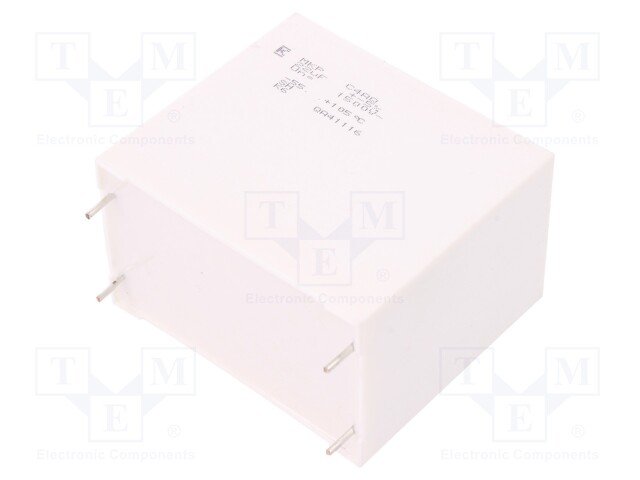 Capacitor: polypropylene; DC-Link; 22uF; ESR: 4.6Ω; C4AQ; THT; ±5%