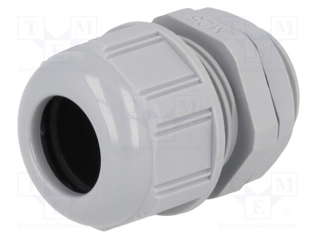 Cable gland; M25; IP68; Mat: polyamide; dark grey; UL94V-2