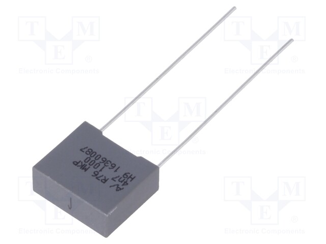 Capacitor: polypropylene; 4.7nF; 10mm; ±5%; 13x5x11mm; -55÷105°C