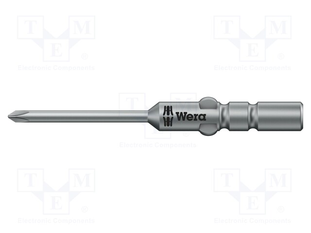 Screwdriver bit; Phillips; PH00; Overall len: 60mm; Ø: 1.8mm