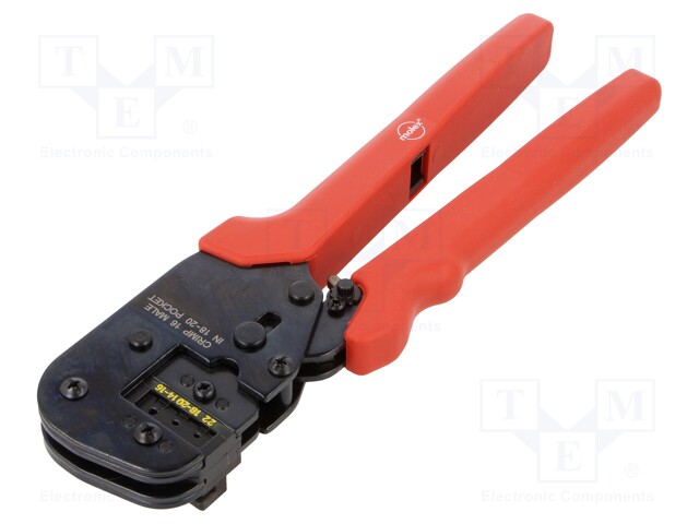 Tool: for crimping; MX150; terminals; 22AWG÷14AWG