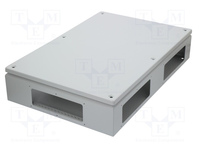 Enclosure: multipurpose; X: 400mm; Y: 600mm; Z: 120mm; with flange