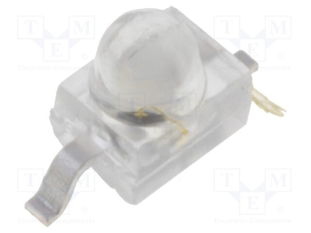 IR transmitter; 940nm; transparent; 6mW; 20°; SMD; Dim: 2.5x2mm