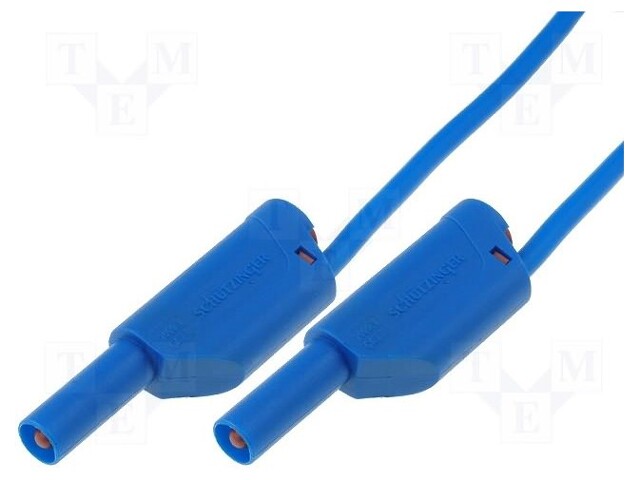 Test lead; PVC; 1.5m; blue; 32A; Cond.cross sec: 2.5mm2