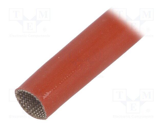 Insulating tube; Mat: glass fibre coated  with silicone rubber