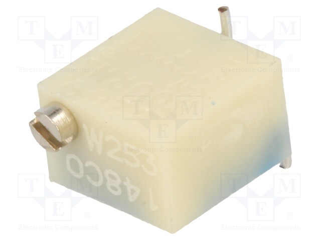 Potentiometer: mounting; multiturn; 25kΩ; 250mW; SMD; ±10%; linear