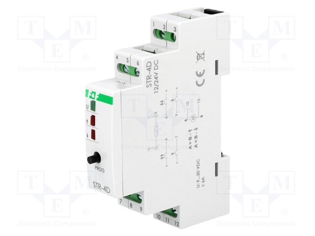 Blinds controller; IP20; 10÷27VDC; DIN; -15÷50°C