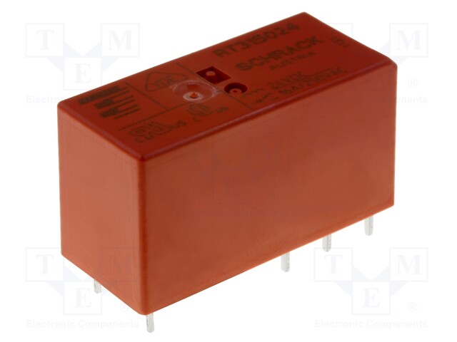 Relay: electromagnetic; SPDT; Ucoil: 24VDC; 16A/250VAC; 16A/24VDC