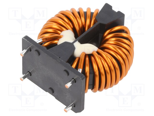 Inductor: wire with current compensation; THT; 2.5mH; 5.04mΩ