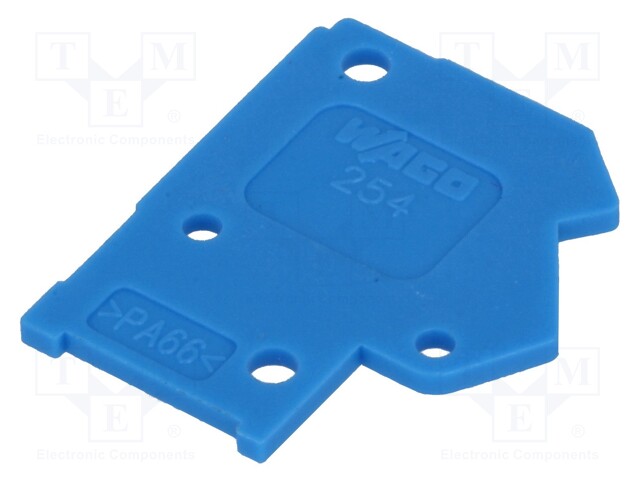 End plate; H: 15.7mm; blue; Features: assembling possibility