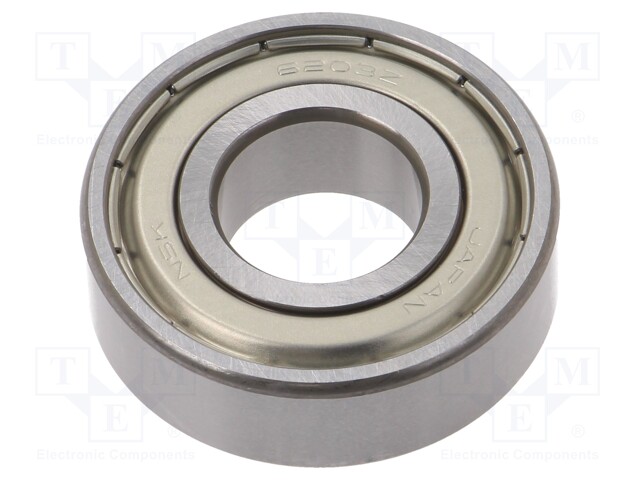 Bearing: ball; Øint: 17mm; Øout: 40mm; W: 12mm; bearing steel