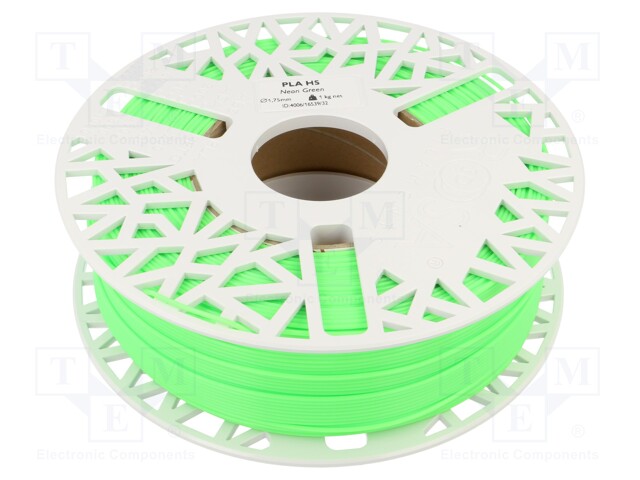 Filament: PLA High Speed; 1.75mm; green; 1kg