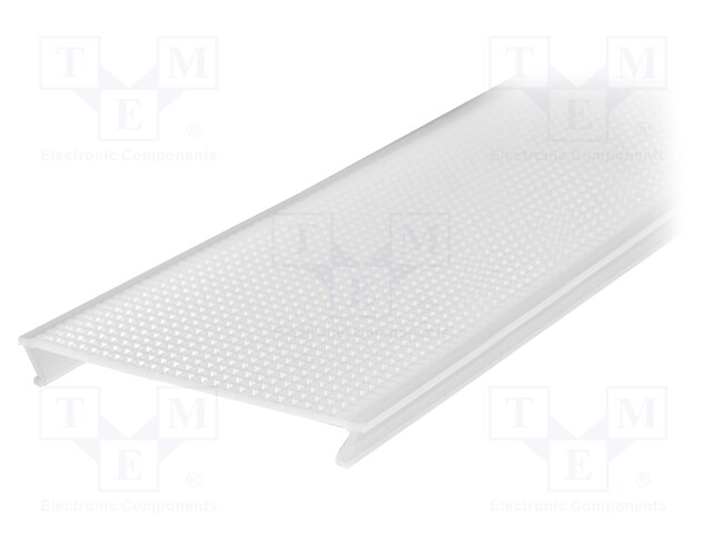 Cover for LED profiles; 1m; V: C10