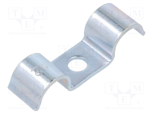 Screw mounted clamp; ØBundle : 12mm; Ømount.hole: 6mm; W: 14mm