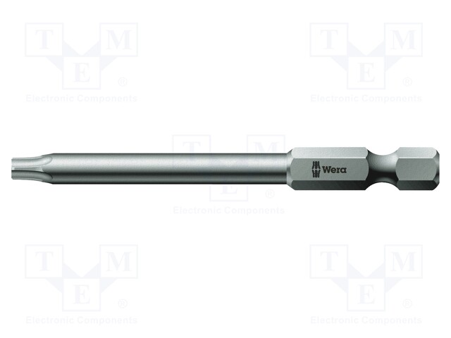 Screwdriver bit; Torx®; TX09; Overall len: 70mm