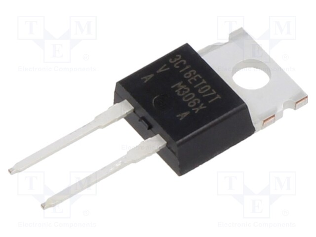 Diode: Schottky rectifying; SiC; THT; 650V; 16A; TO220-2; tube