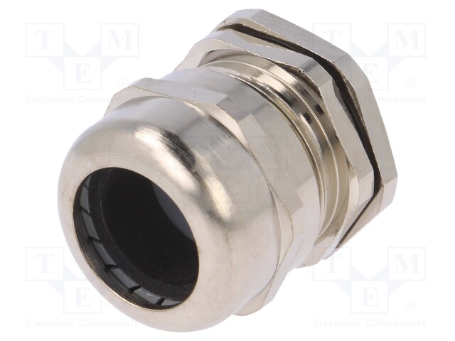 Cable gland; IP68; Mat: brass; Body plating: nickel