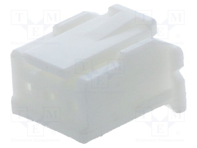 Wire-board; plug; female; XA; 2.5mm; PIN: 3; w/o contacts; for cable