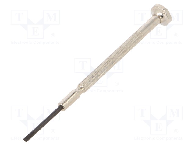 Screwdriver; slot; precision; SL 2mm; Blade length: 23mm