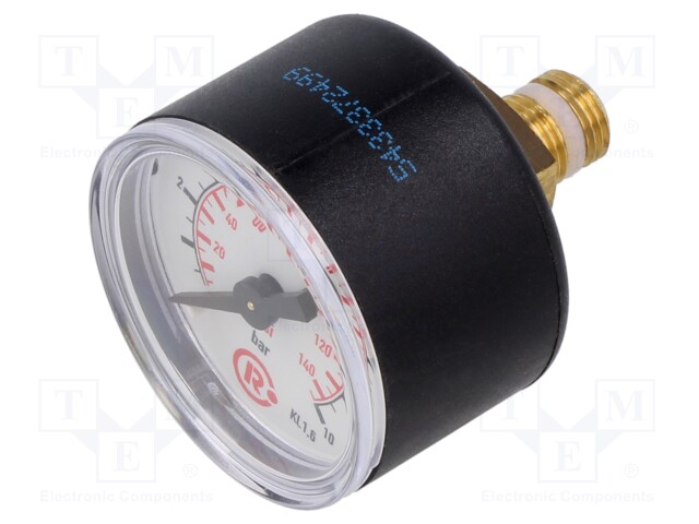 Manometer; 0÷25bar; 40mm; non-aggressive liquids,inert gases