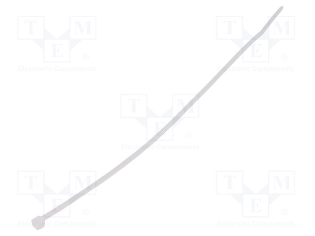 Cable tie; L: 250mm; W: 4.8mm; polyamide; 220N; natural; Ømax: 60mm