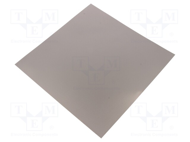 Shielding mat; 240x240x0.5mm; Permeability: 130; self-adhesive