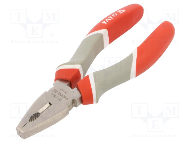 Pliers; universal,gripping surfaces are laterally grooved