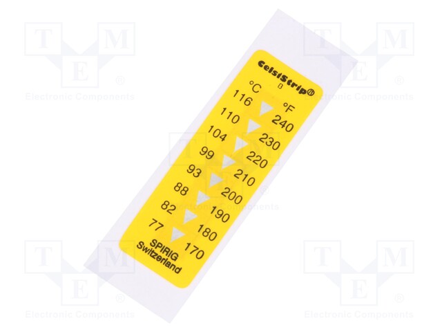 Temperature indicator; CelsiStrip; °C,°F; 15x45mm